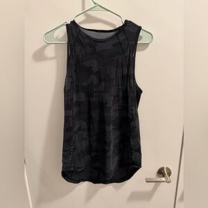 Lululemon Black Camouflage Women's Tank Top